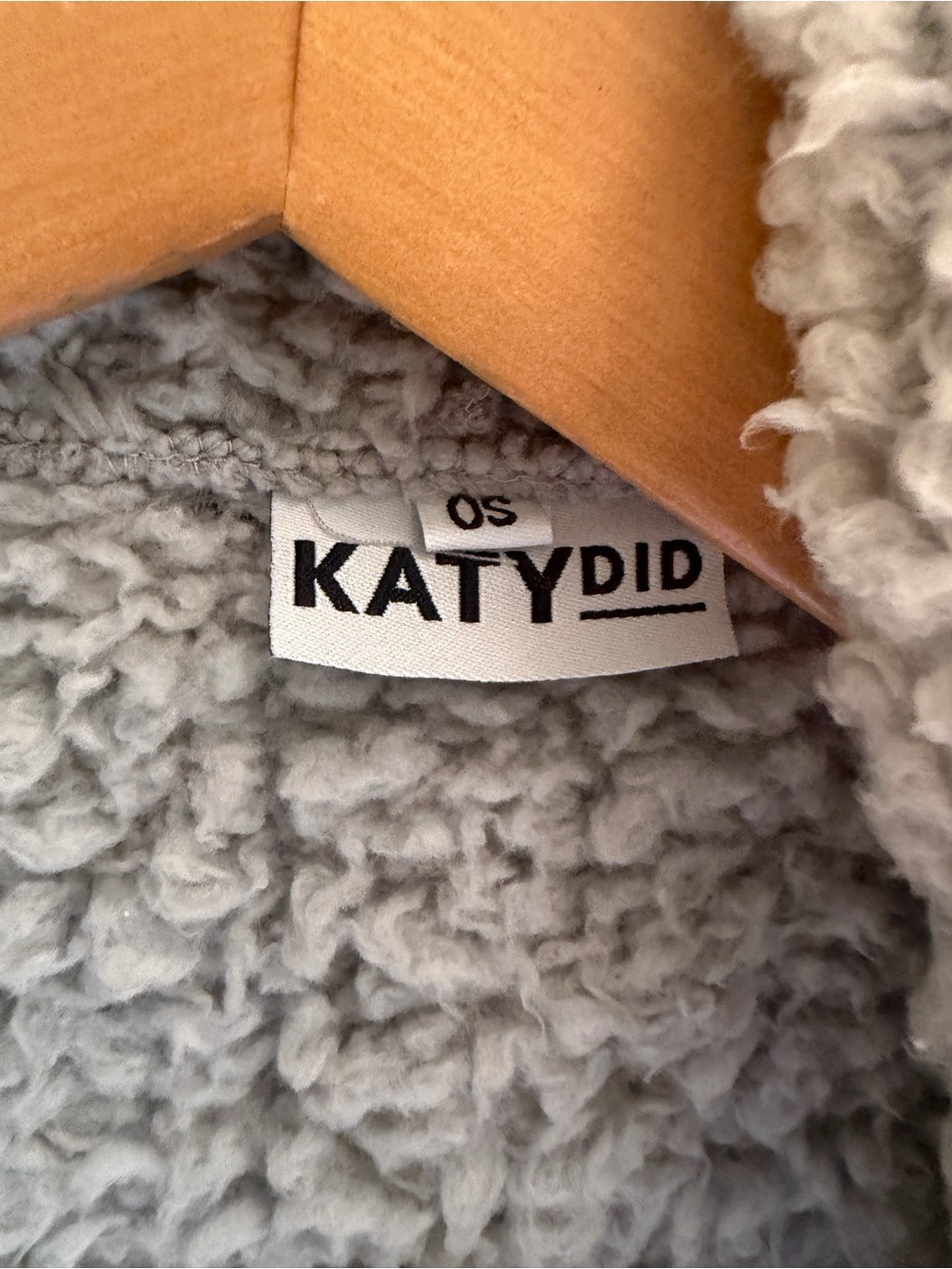 Katydid Sherpa Body Wrap/Cardigan Hoodie - Picture 6 of 7